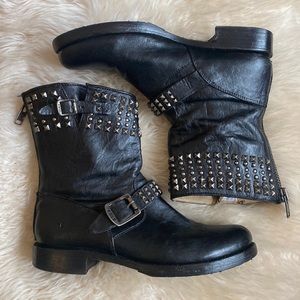 🌸FRYE Limited Addition Biker Boots